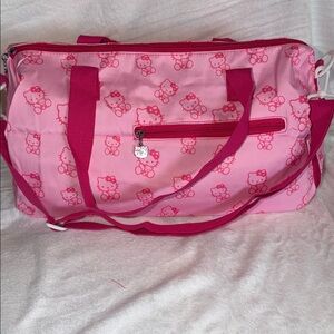 Super cute Hello Kitty pink duffle bag